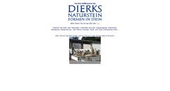 Desktop Screenshot of dierks-naturstein.de